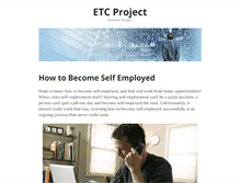 Tablet Screenshot of etcproject.eu